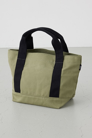 ロゴ刺繍ミニトートバック 詳細画像