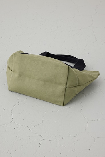 ロゴ刺繍ミニトートバック 詳細画像