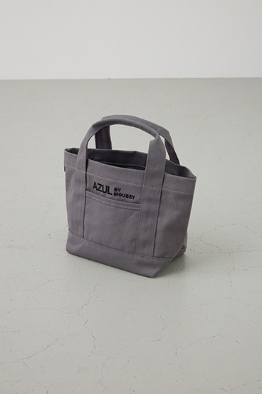 ロゴ刺繍ミニトートバック