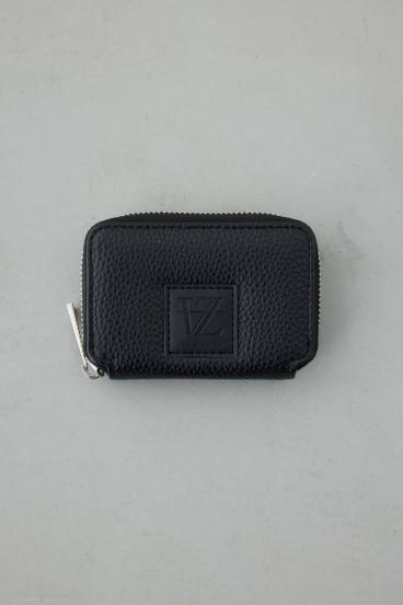 パッチ合皮ミニ財布 詳細画像