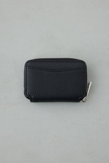 パッチ合皮ミニ財布 詳細画像