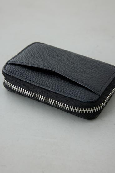 パッチ合皮ミニ財布 詳細画像