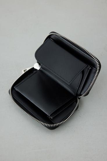 パッチ合皮ミニ財布 詳細画像