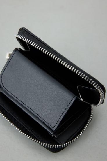 パッチ合皮ミニ財布 詳細画像