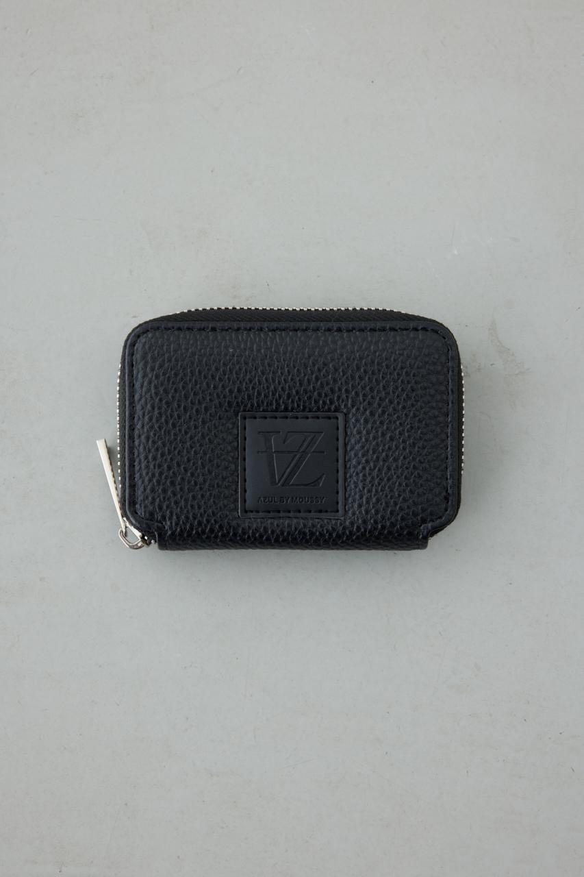 パッチ合皮ミニ財布