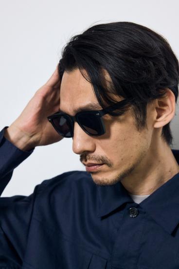 ソリッドフレームサングラス 詳細画像