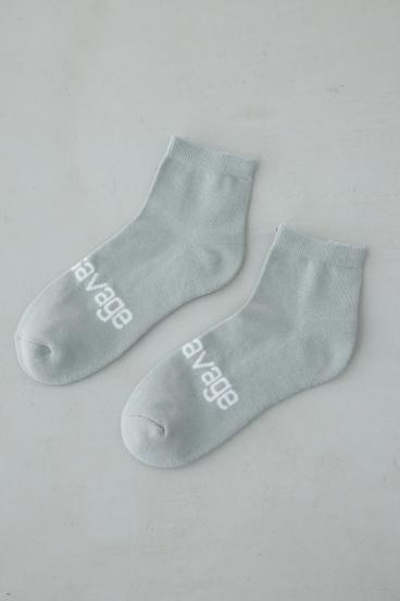 ジャガードロゴアングルソックス