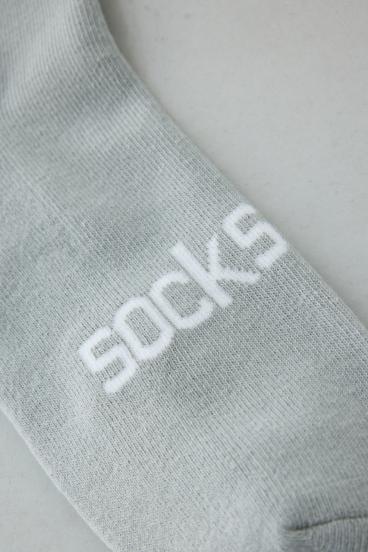 ジャガードロゴアングルソックス 詳細画像