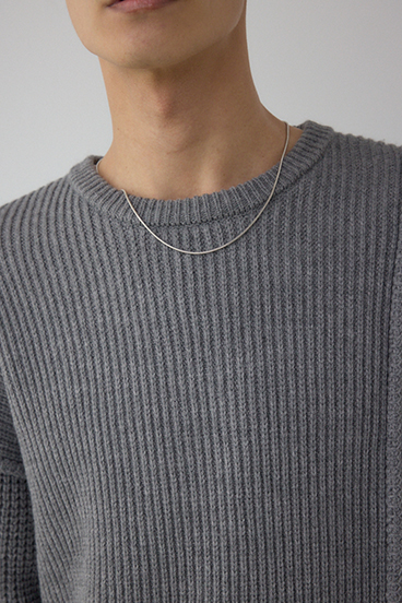 編地ミックスニットトップス 詳細画像