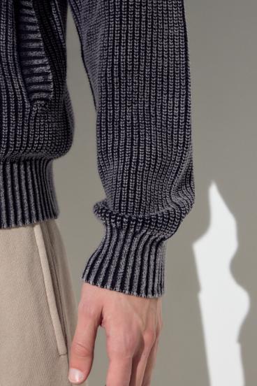 ヴィンテージウォッシュニットカーディガン 詳細画像