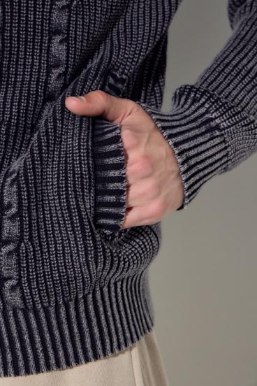 ヴィンテージウォッシュニットカーディガン 詳細画像