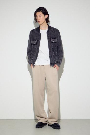 ヴィンテージウォッシュニットカーディガン 詳細画像