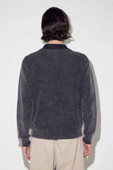 ヴィンテージウォッシュニットカーディガン 詳細画像