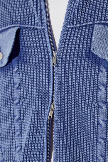 ヴィンテージウォッシュニットカーディガン 詳細画像