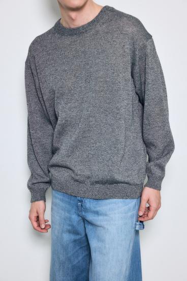 【SS先行アイテム】リネンミックスニットトップス