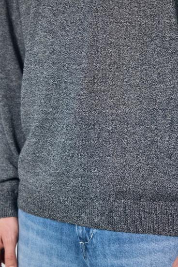 【SS先行アイテム】リネンミックスニットトップス 詳細画像