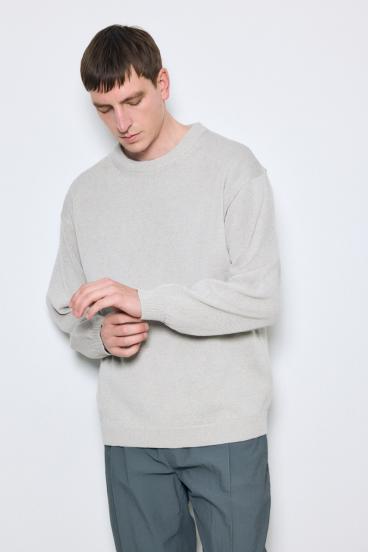 【SS先行アイテム】リネンミックスニットトップス 詳細画像