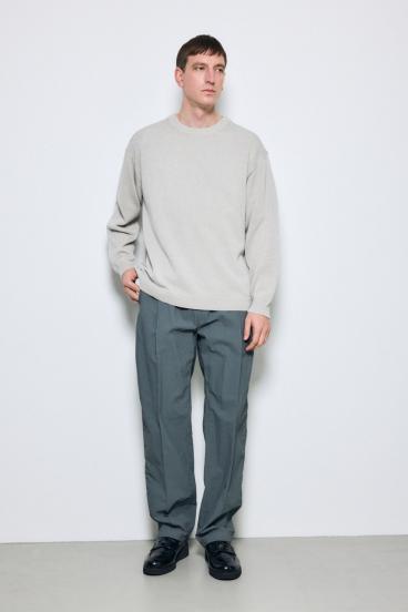 【SS先行アイテム】リネンミックスニットトップス 詳細画像