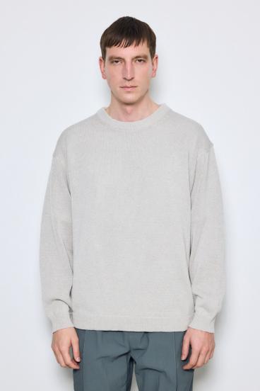 【SS先行アイテム】リネンミックスニットトップス 詳細画像