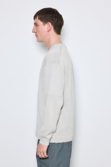 【SS先行アイテム】リネンミックスニットトップス 詳細画像