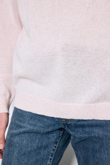 【SS先行アイテム】リネンミックスニットトップス 詳細画像