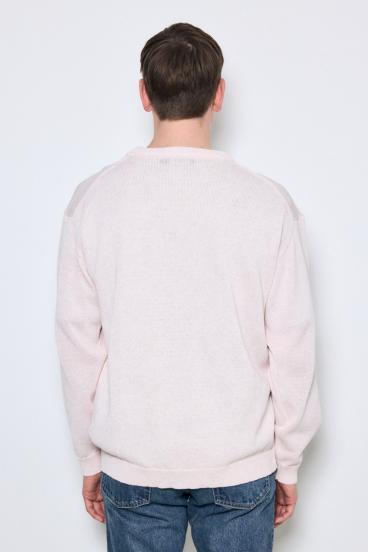 【SS先行アイテム】リネンミックスニットトップス 詳細画像