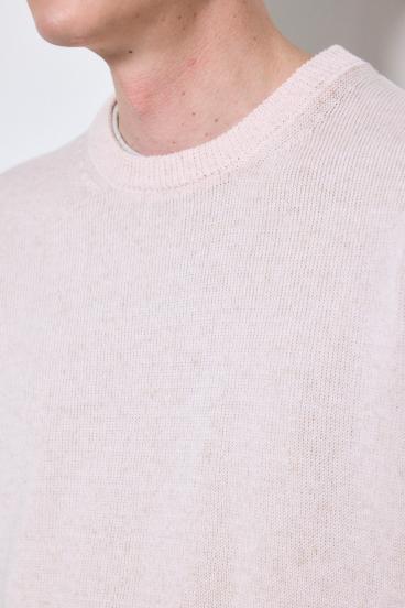 【SS先行アイテム】リネンミックスニットトップス 詳細画像