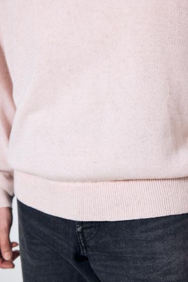 【SS先行アイテム】リネンミックススキッパーポロシャツ 詳細画像