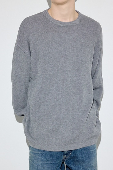 【SS先行アイテム】裏配色リネンミックスニットトップス 詳細画像