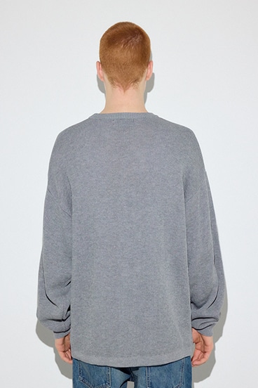 【SS先行アイテム】裏配色リネンミックスニットトップス 詳細画像