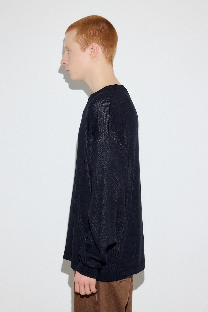 SS先行アイテム】裏配色リネンミックスニットトップス｜MEN｜251JSB70