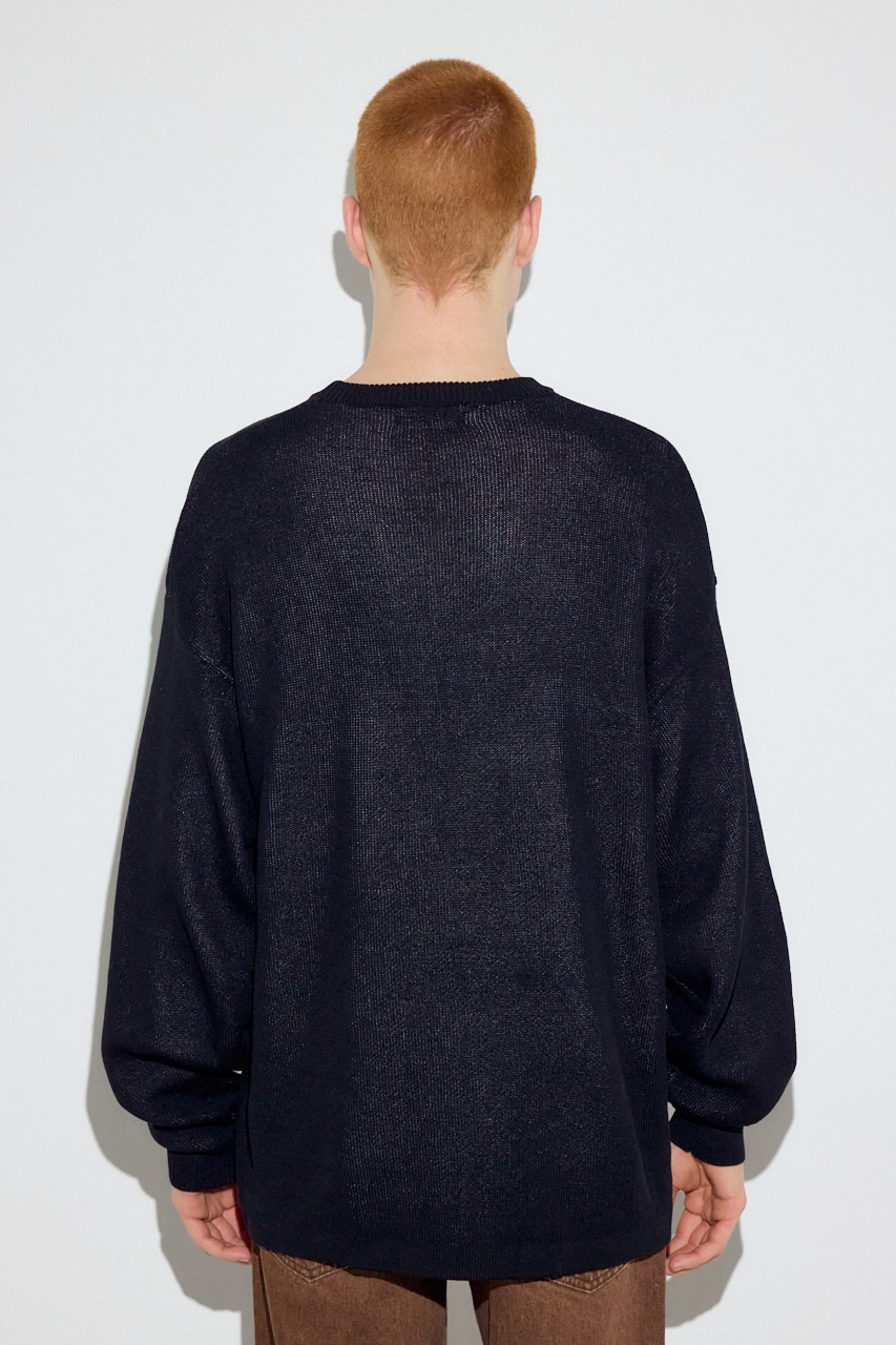 SS先行アイテム】裏配色リネンミックスニットトップス｜MEN｜251JSB70