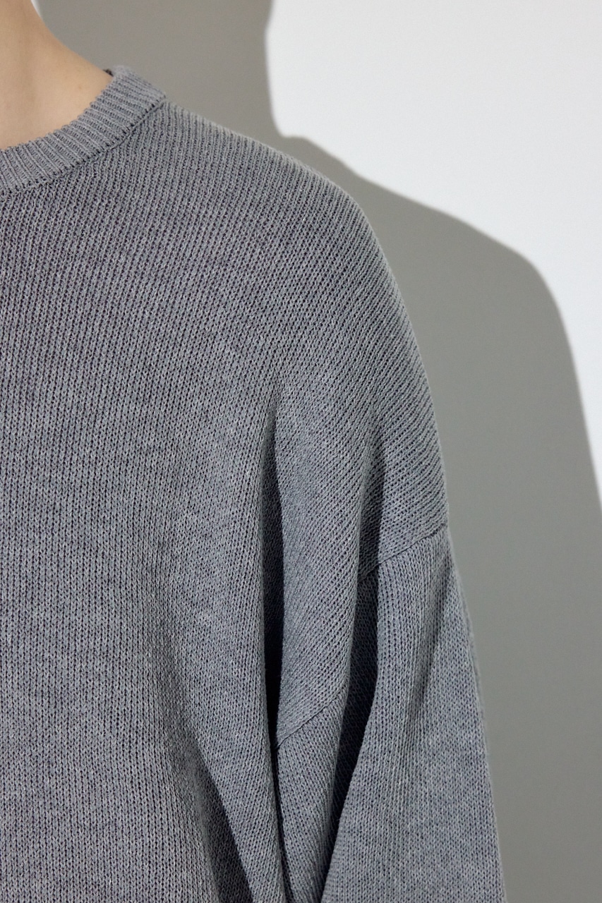 SS先行アイテム】裏配色リネンミックスニットトップス｜MEN｜251JSB70