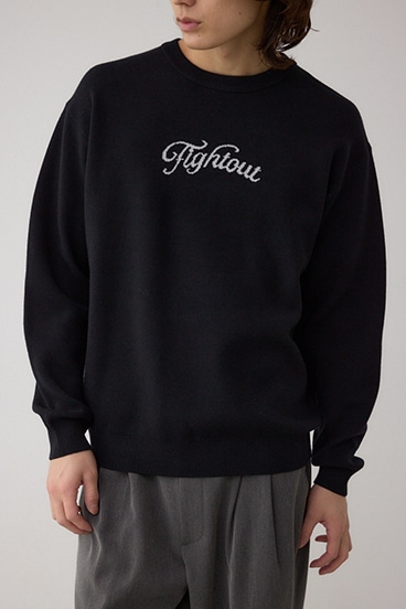 フロントロゴニットトップス