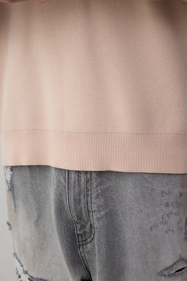 フロントロゴニットトップス 詳細画像