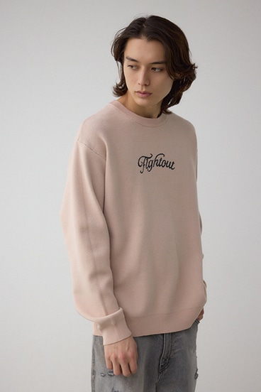 フロントロゴニットトップス 詳細画像