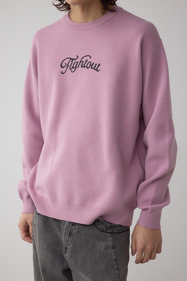 フロントロゴニットトップス