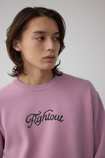 フロントロゴニットトップス