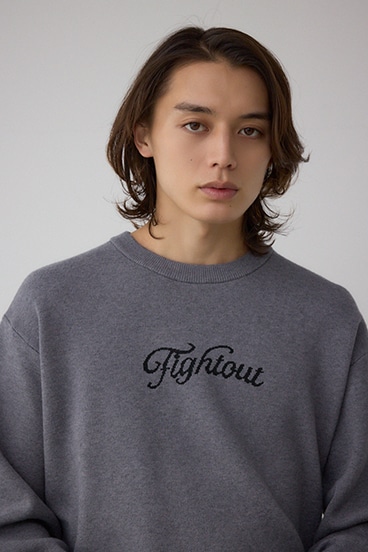 フロントロゴニットトップス