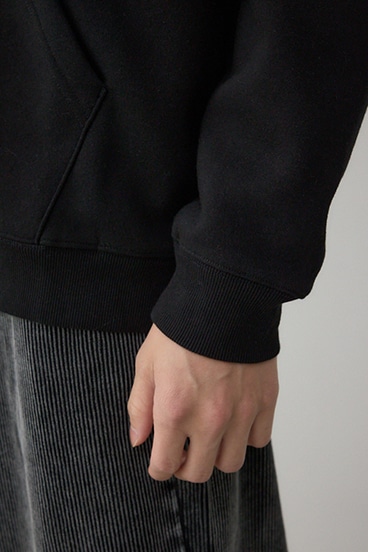 裏起毛ジップアップパーカー 詳細画像