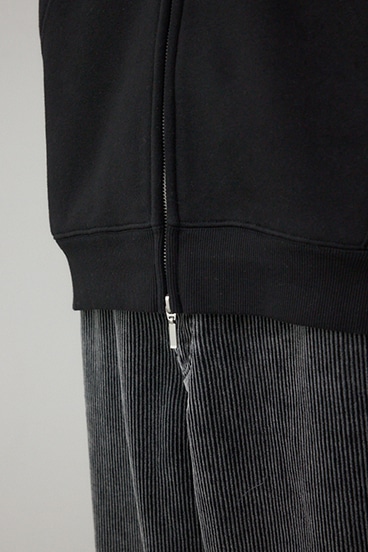 裏起毛ジップアップパーカー 詳細画像