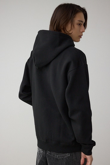 裏起毛ジップアップパーカー