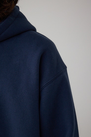 裏起毛ジップアップパーカー 詳細画像