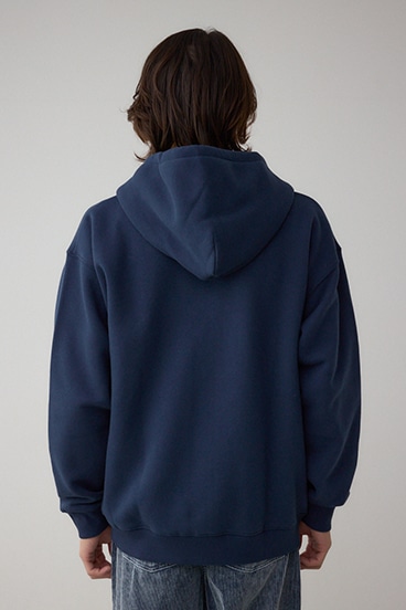 裏起毛ジップアップパーカー 詳細画像