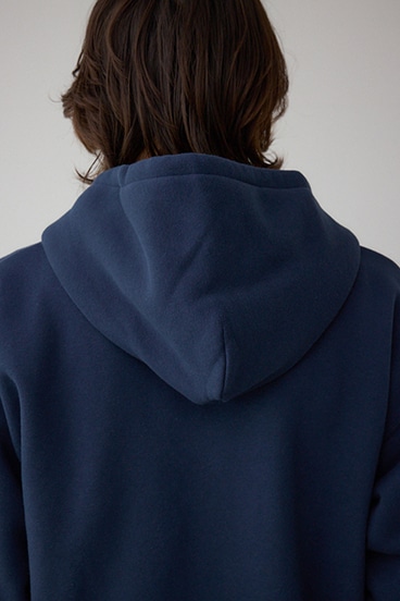 裏起毛ジップアップパーカー 詳細画像