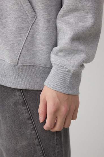 裏起毛ジップアップパーカー 詳細画像