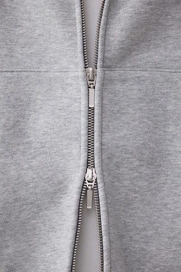 裏起毛ジップアップパーカー 詳細画像