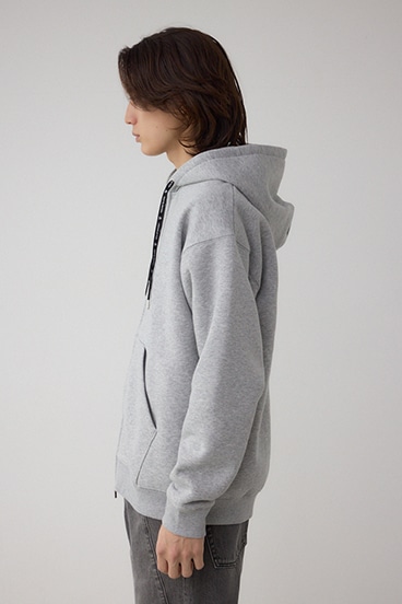 裏起毛ジップアップパーカー 詳細画像