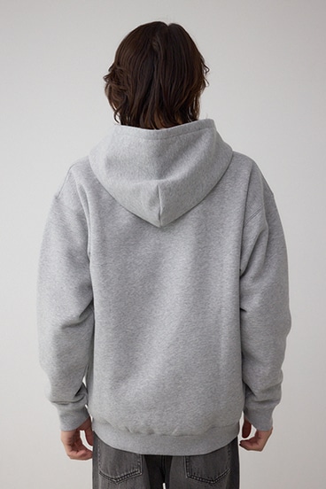 裏起毛ジップアップパーカー 詳細画像