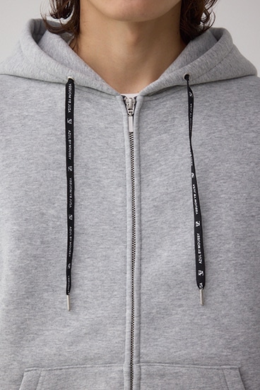 裏起毛ジップアップパーカー 詳細画像